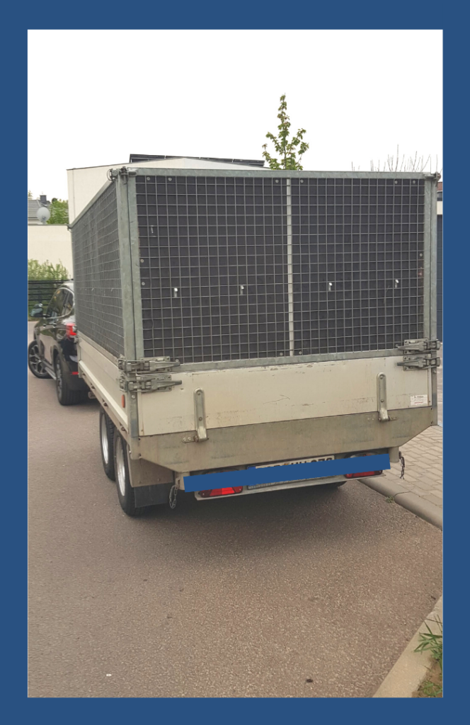 Fahrstunde für den Hänger-Führerschein